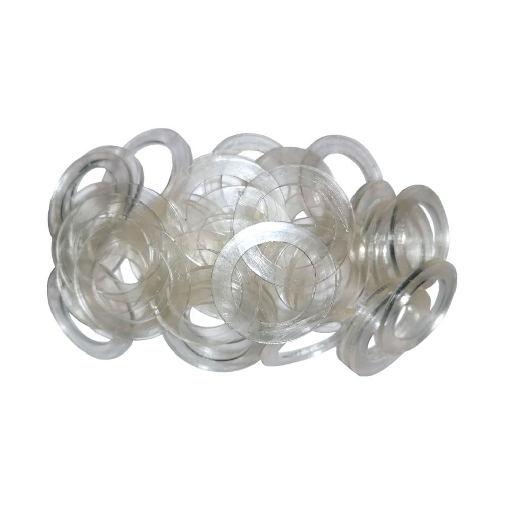 ПВХ-прокладка HG 1 1/4 дюйма, прозрачная, 100 шт 1646167 - выгодная ...