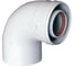 Коаксиальный отвод Baxi 90, диам. 80/125 мм  KHG71414051- 1