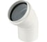 Отвод Baxi 45, диаметр 110 мм HT KUG71413291- 1