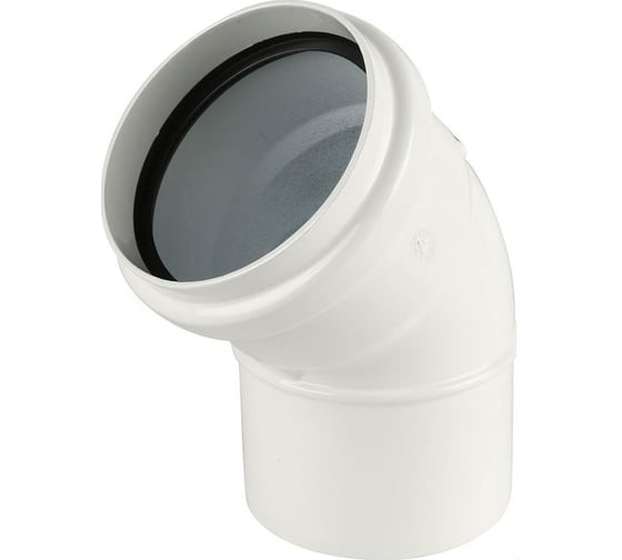 Отвод Baxi полипропиленовый 45, диаметр 80 мм, HT KHG71405931- 1