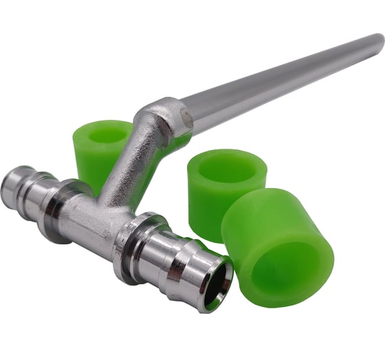 Приборная трубка BYR PEX Т-образная Оптима 20/2.0x15-T300x20/2.0 + гильзы 20/2.0 7291-0