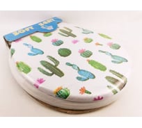 Мягкое сиденье для туалета Bikson 42х36 см, арт. PVC18-115 ХВ5965