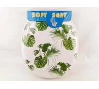 Мягкое сиденье для туалета Bikson 42х36 см, арт. PVC18-17 ХВ5955