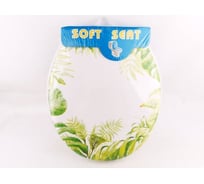 Мягкое сиденье для туалета Bikson 42х36 см, арт. PVC18-10 ХВ5961