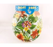 Мягкое сиденье для туалета Bikson 42х36 см PVC006 ХВ5971