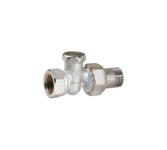 Клапан Giacomini R17D2, прямой, 3/4, 3/4, ВН, хромированный R17DX004