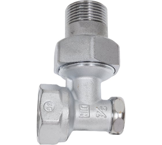 Клапан Giacomini R16D2, угловой, 3/4, 3/4, ВН, хромированный R16DX004