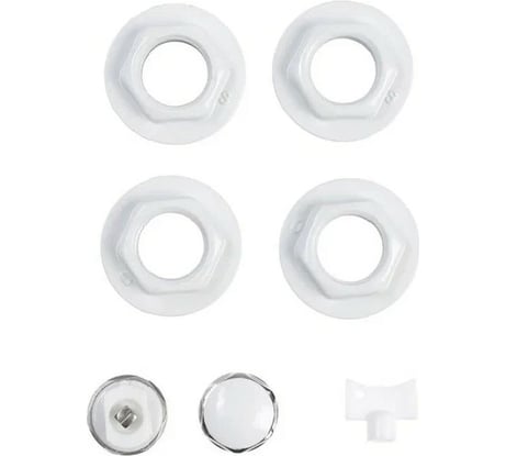 Монтажный комплект для радиатора KONNER набор фитингов 2 кронштейна 1/2" 6137163