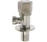 Кран угловой Zein engr 1/2" х 1/2", керамическая кран-букса, нержавеющая сталь 5149051 2