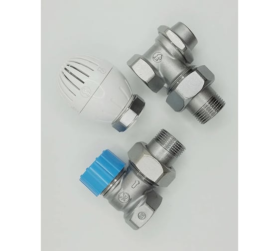 Комплект для подключения радиаторов Giacomini угловой, DN-20, 3/4, 3/4, ВН R470FX054