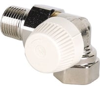 Вентиль для радиатора Honeywell Home 1/2 угловой, торцевой, правый, под термоголовку, никелированная латунь, конус V2000RVS15