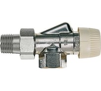 Вентиль для радиатора Honeywell Home 1/2 угловой, боковой под термоголовку, никелированная латунь, конус V2000AVS15