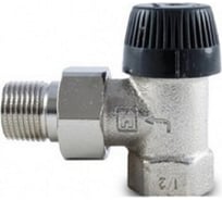 Вентиль для радиатора Honeywell Home 1/2 угловой, под термоголовку, никелированная латунь, конус V2020EBB15