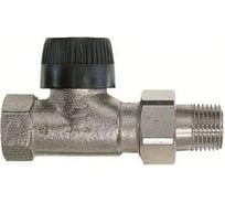 Вентиль для радиатора Honeywell Home 1/2 прямой, под термоголовку, никелированная латунь, конус, Kvs 0.62 7738306443