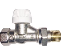 Вентиль для радиатора Honeywell Home 3/4 прямой, под термоголовку, никелированная латунь, конус, Kvs 1.95 V2000DUB20RU