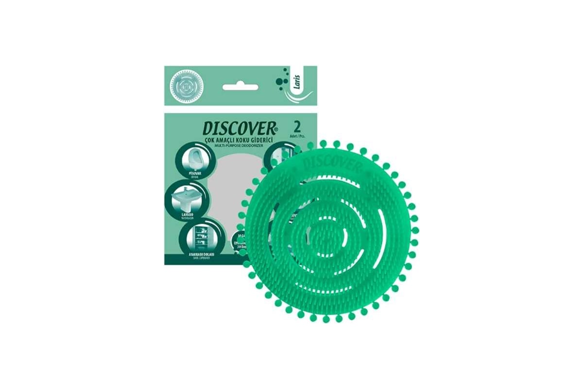 Ароматическая сетка для писсуара DISCOVER 2 шт, аромат Laris DSR7381-3 ...