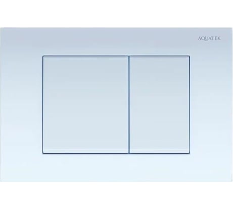 Панель смыва Aquatek белая (клавиши квадрат) KDI-0000009 00000119396