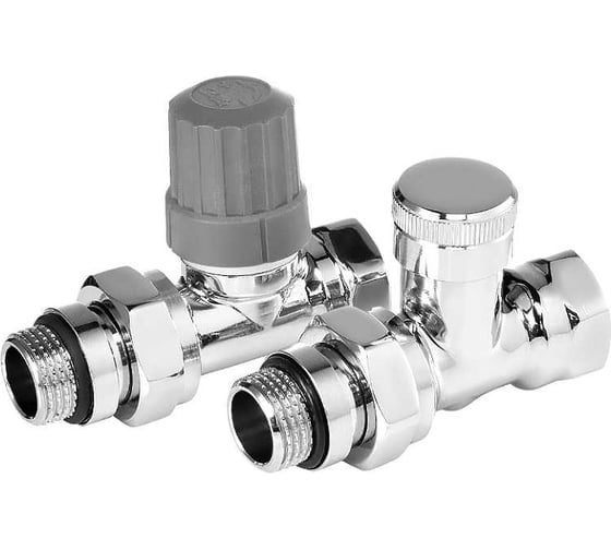Термостатический набор Royal Thermo Design Click прямой, 1/2, хром НС-1305377