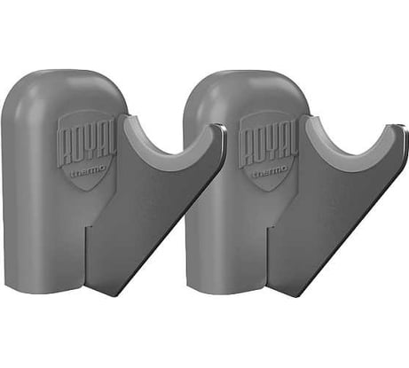 Комплект настенных регулируемых кронштейнов Royal Thermo, серебристые НС-1402553