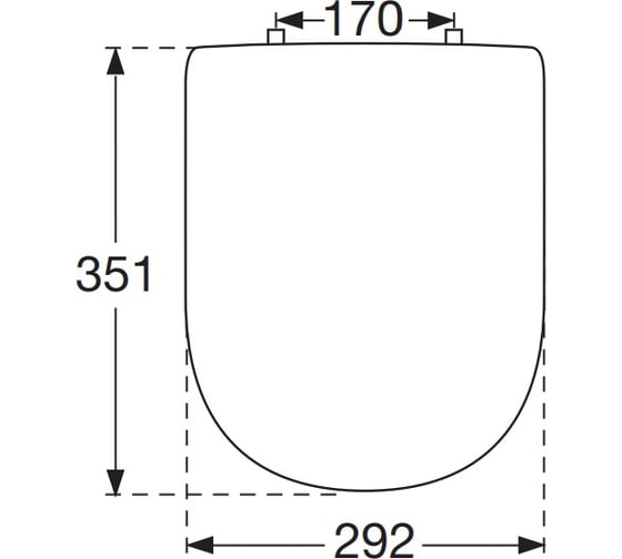 Крышка для писсуара Villeroy & Boch Subway 9956S1RW 00280040