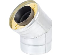 Сэндвич-колено Везувий сталь+оц (1 мм) 45 гр, диаметр 150x250 ДЛ10171