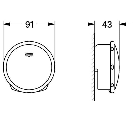 Наливной, сливной и переливной гарнитур GROHE Talentofill 19952000