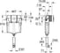 Комплект с кнопкой GROHE GD2 Skate Air 38895000 2