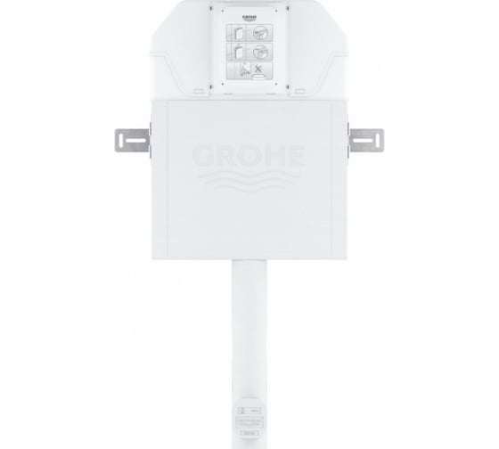 Тонкий смывной бачок Grohe Solo 6/3л, без изоляции от конденсационной 39682000