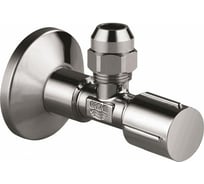 Угловой вентиль GROHE с металлической розеткой и уплотнительным кольцо, глянец 22039A00