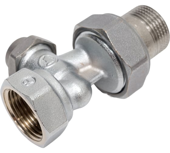 Клапан Giacomini R715TG, прямой, 3/4", 3/4", ВН, хромированный R715X034