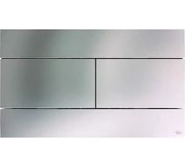 Механическая двойная панель OLI SLIM INOX пластик, матовый 57141