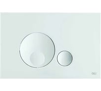 Механическая двойная панель OLI Globe пластик, белый 152949