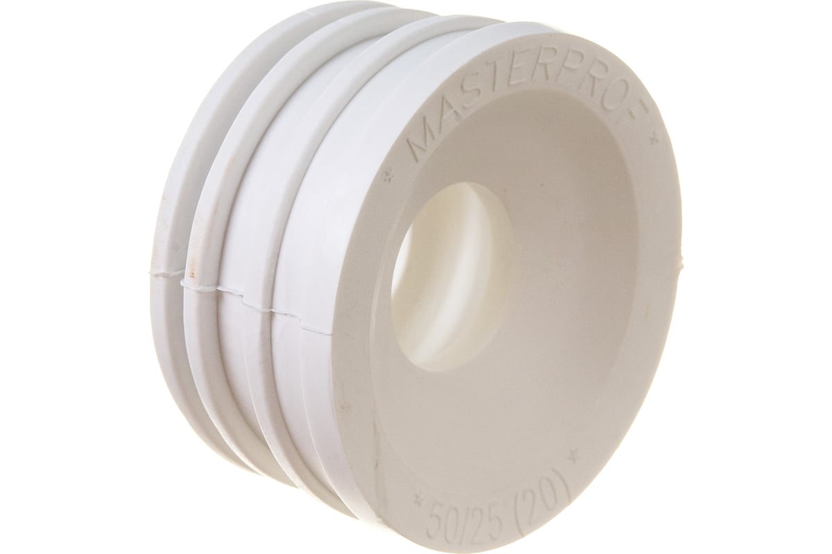 Сантехническая манжета для канализации MPF 50х25, белая, уплотнительная ...