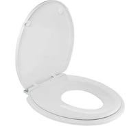 Сиденье для унитаза VIRPLAST СЕМЬЯ с детской вставкой на магнитах 28268