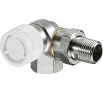 Вентиль OVENTROP серия AV9, угловой трехосевой, DN-15, 1/2, ВН, никелированный 1183472