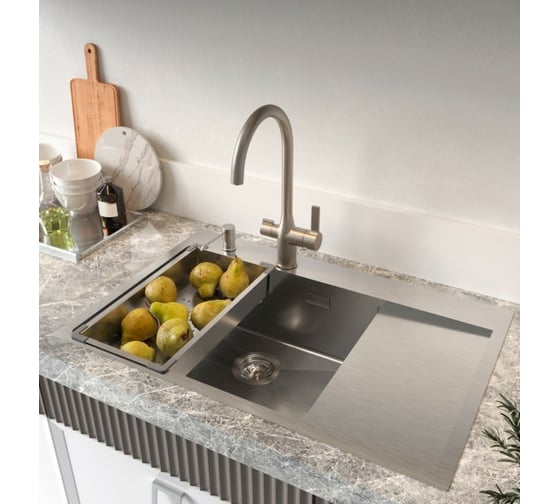 Коландер IDDIS Kitchen Line нержавеющая сталь, сатин 426x231 KOL23S0i59