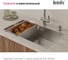 Коландер IDDIS Kitchen Line нержавеющая сталь, сатин 426x231 KOL23S0i59 5