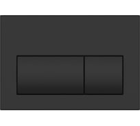 Кнопка Cersanit PRESTO для LINK PRO/VECTOR/LINK/HI-TEC пластик, черный матовый 63528
