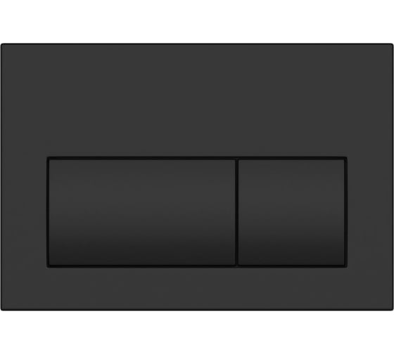 Кнопка Cersanit PRESTO для LINK PRO/VECTOR/LINK/HI-TEC пластик, черный матовый 63528