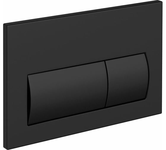 Кнопка Cersanit PRESTO для LINK PRO/VECTOR/LINK/HI-TEC пластик, черный матовый 63528