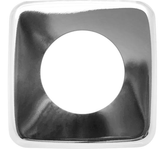 Чашка декоративная (отражатель) MasterProf 1", 60x35x6мм, квадрат, нерж., хром ИС.131506