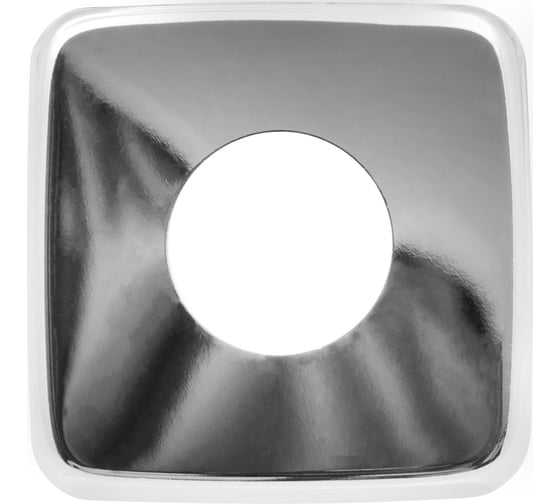 Чашка декоративная (отражатель) MasterProf 3/4", 60x25x6мм, квадрат, нерж., хром ИС.131505