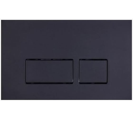 Кнопка смыва Logan SPACE двойная Black Matte 00297680 1