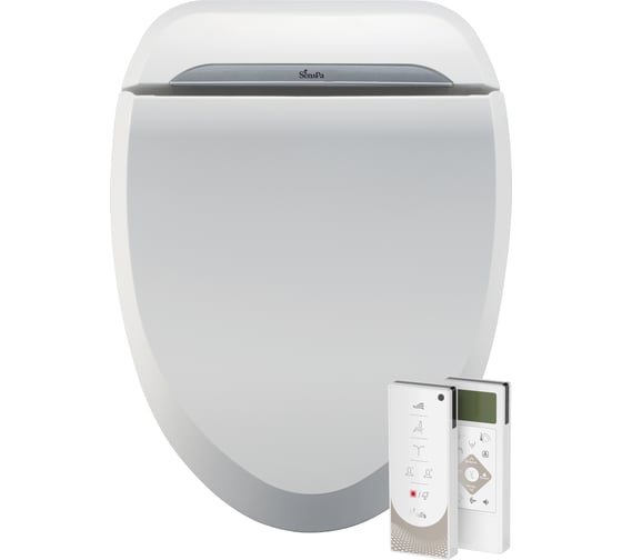 Электронагревательная крышка для унитаза SensPa длинная JK-1000RL GRAY 1