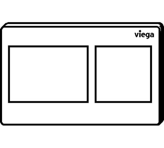 Клавиша смыва VIEGA Prevista Visign for Style 21 шгв 220x8x130 цвет-альпийский белый 773250