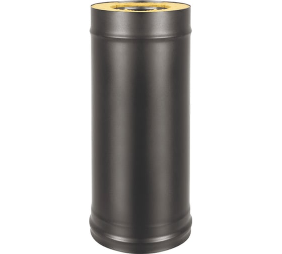 Сэндвич-труба Везувий BLACK (AISI 430/0,5мм + Оц.) д.200x300, L-0,5м А-12552 1