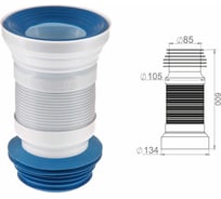 Гофра для унитаза AV Engineering 600 мм AVE129600 22436889