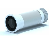 Гибкий удлинитель для унитаза АНИ Пласт длинный выпуск 110 мм (395-1115мм) K738R