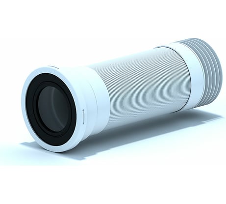 Гибкий удлинитель для унитаза АНИ Пласт длинный выпуск 110 мм (395-1115мм) K738R