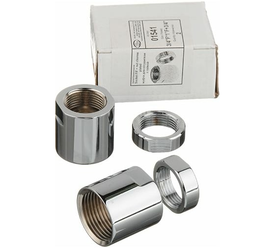 Муфта для полотенцесушителя Terma с гайкой 1"х3/4" пара 29168